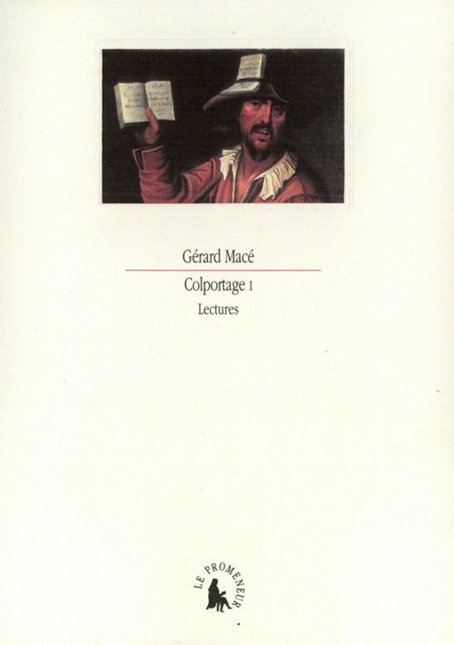 ebook cover of Colportage I. Lectures, by Gérard Macé