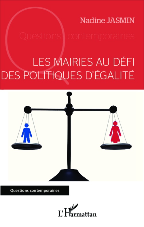 Couverture ebook de Les mairies au défi des politiques d'égalité, de Nadine Jasmin