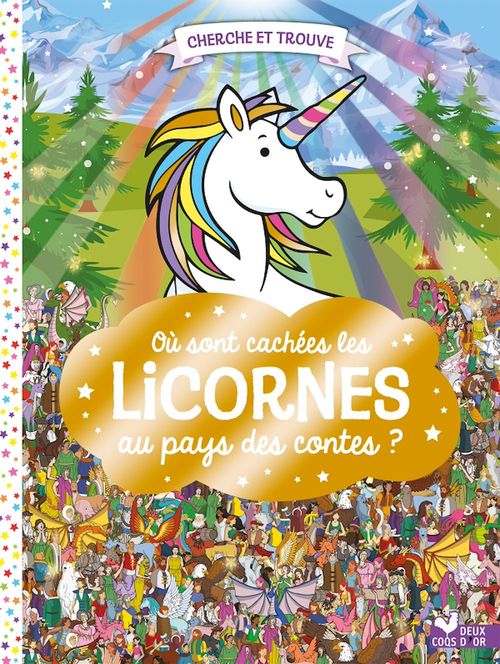 Couverture ebook de Où sont cachées les licornes ? Au pays des contes, de Paul Moran