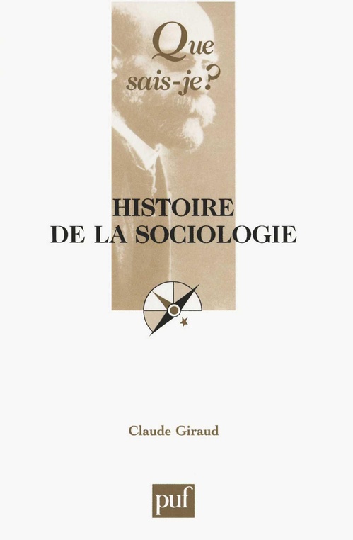 Couverture ebook de Histoire de la sociologie, de Claude Giraud