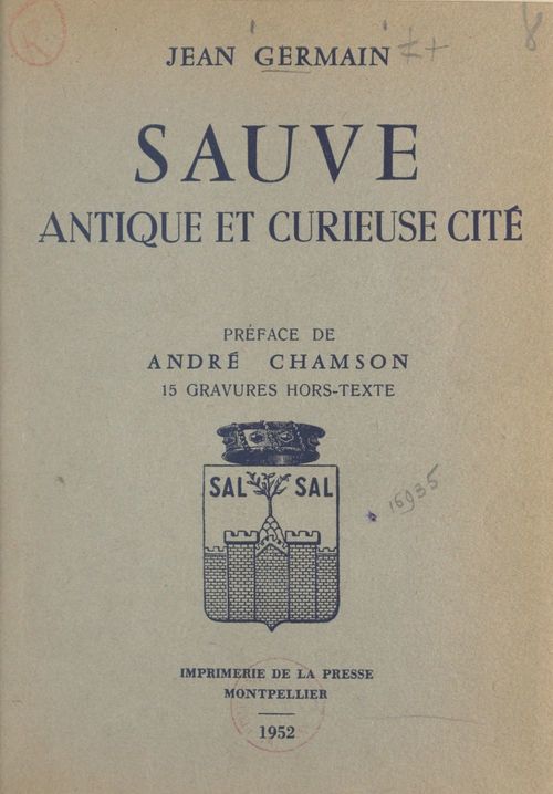 ebook cover of Sauve, by Jean Germain