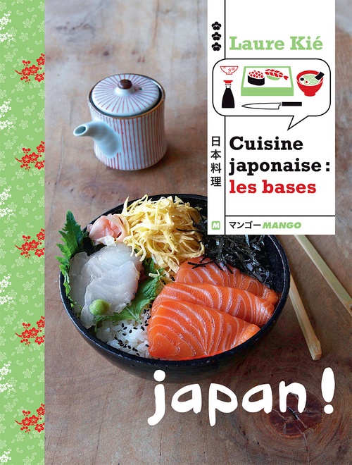 Couverture ebook de Cuisine japonaise : les bases, de Laure Kié