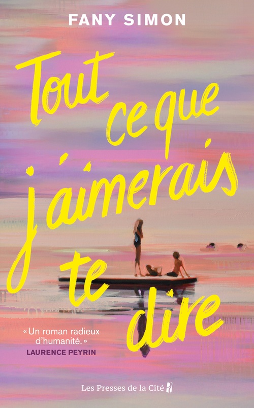 Couverture ebook de Tout ce que j'aimerais te dire, de Fany Simon