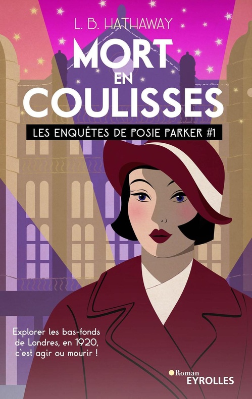 Couverture ebook de Mort en coulisses, de L.B. Hathaway