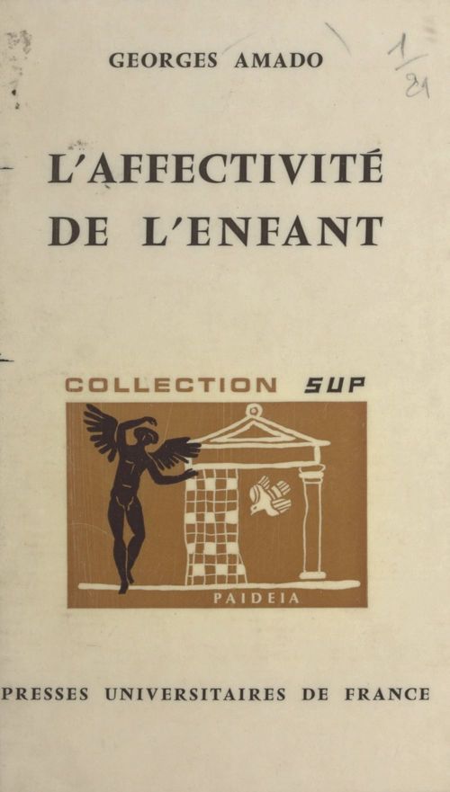 Couverture ebook de L'affectivité de l'enfant, de Georges Amado