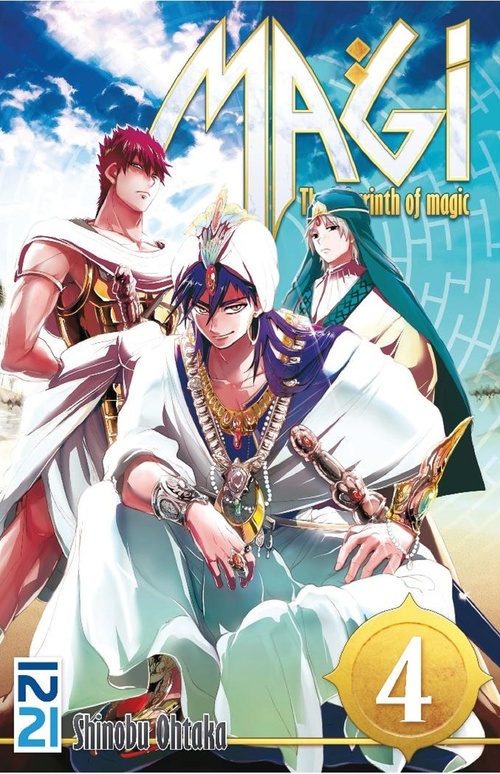 Couverture ebook de Magi - tome 04, de Shinobu Ohtaka