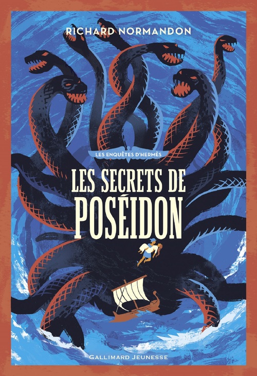ebook cover of Les enquêtes d'Hermès (Tome 5) -  Les secrets de Poséidon, by Richard Normandon