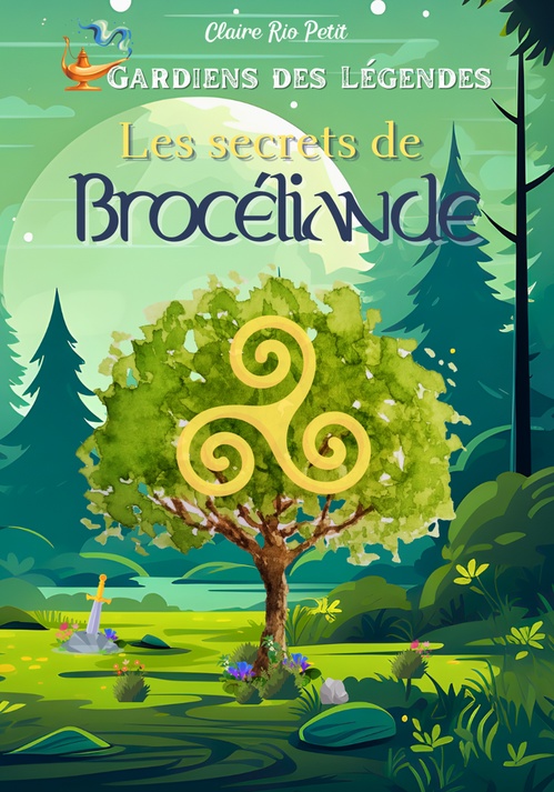 Couverture ebook de Les secrets de Brocéliande, de Claire RIO PETIT