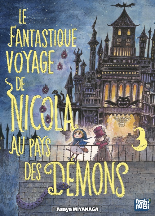 Couverture ebook de Le Fantastique voyage de Nicola au pays des démons T03, de Asaya Miyanaga