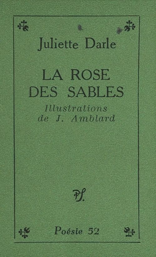 ebook cover of La rose des sables, by Juliette Darle