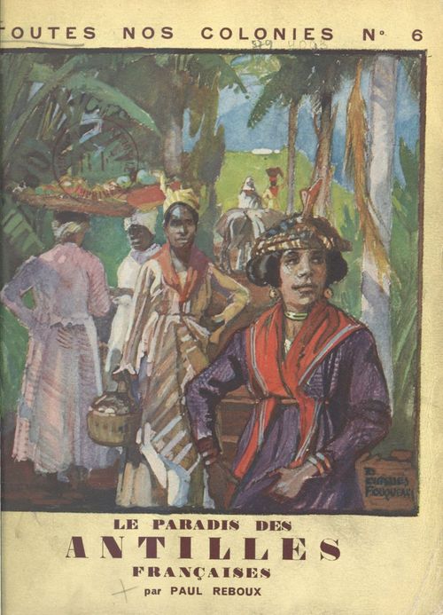 Couverture ebook de Le paradis des Antilles françaises, de Paul Reboux