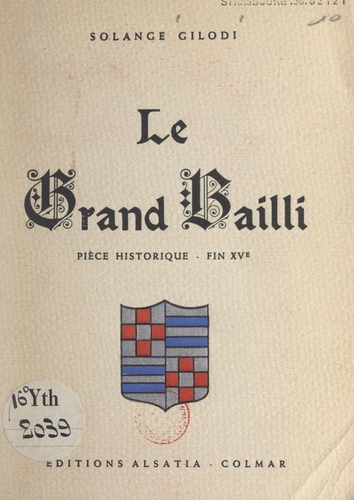 Couverture ebook de Le Grand Bailli, de Solange Gilodi