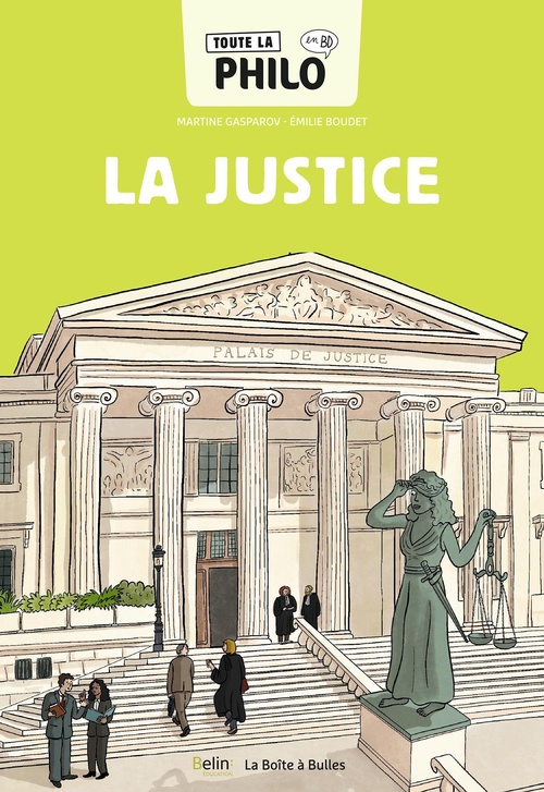 ebook cover of Toute la philo en BD - La justice, by Emile Boudet, Martine Gasparov