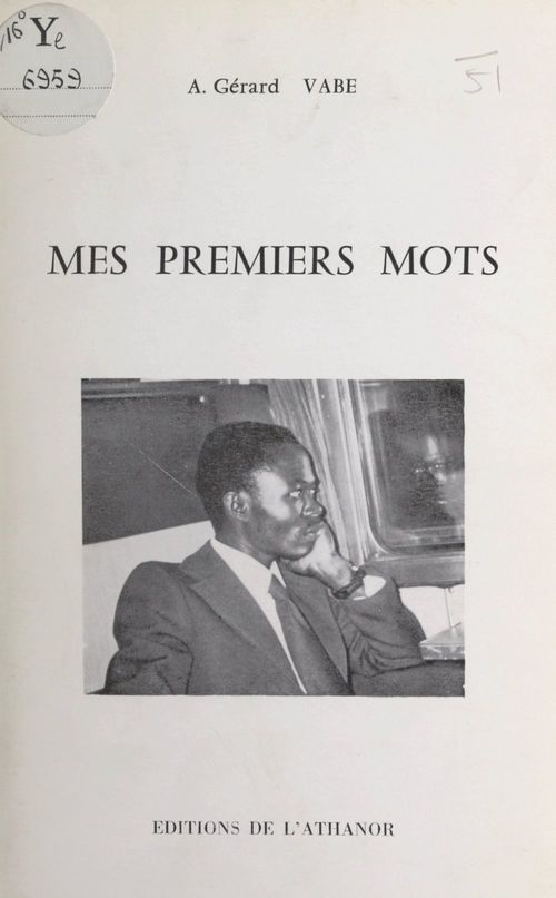 Couverture ebook de Mes premiers mots, de Alain-Gerard Vabe