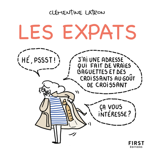 Couverture ebook de Les expats, de Clémentine Latron