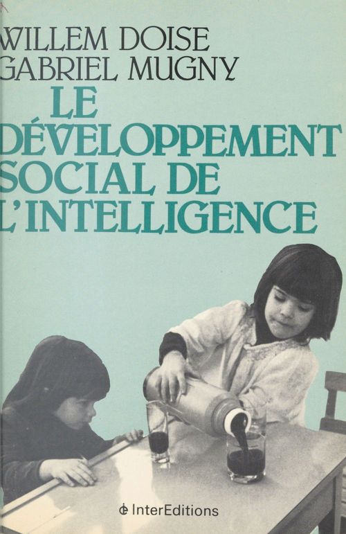 ebook cover of Le développement social de l'intelligence, by Doise