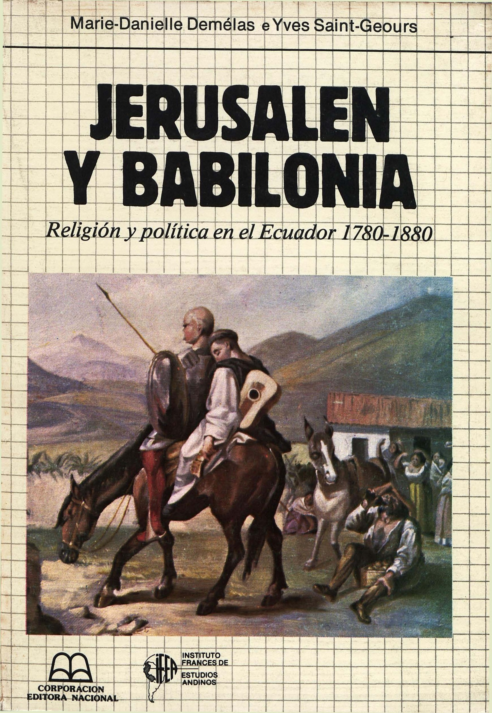 Couverture ebook de Jerusalén y Babilonia, de Marie-Danielle Demélas, Yves Saint-Geours