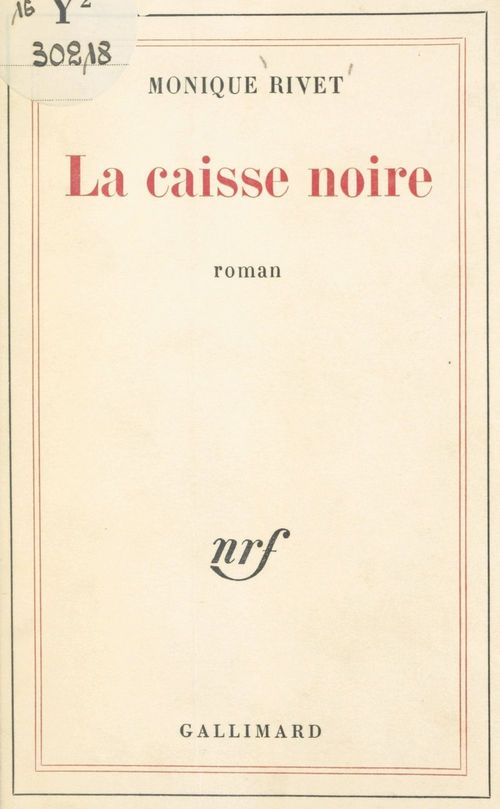 ebook cover of La caisse noire, by Monique Rivet