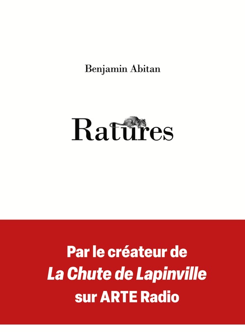 Couverture ebook de Ratures, de Benjamin Abitan