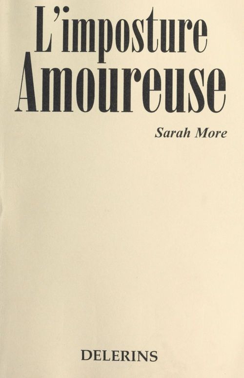 ebook cover of L'imposture amoureuse, by Sarah More