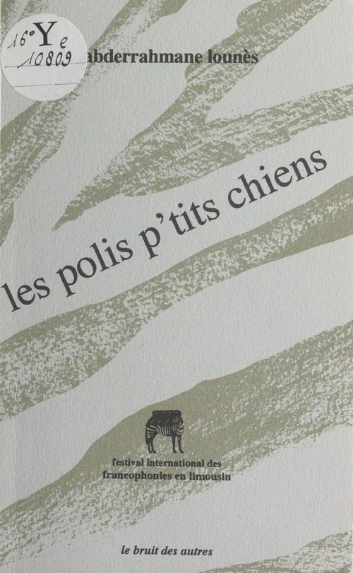 Couverture ebook de Les polis p'tits chiens, de Abderrahmane Lounes
