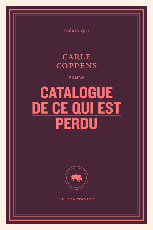 ebook cover of Catalogue de ce qui est perdu, by Carle Coppens