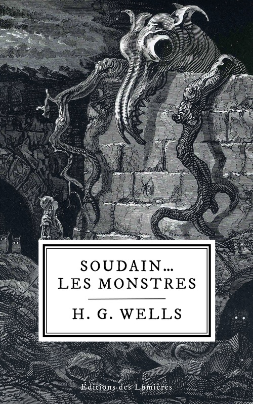 ebook cover of Soudain... les monstres, by H. G. Wells