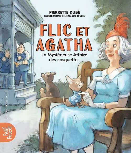 ebook cover of Flic et Agatha - La Mystérieuse Affaire des casquettes, by Pierrette Dubé