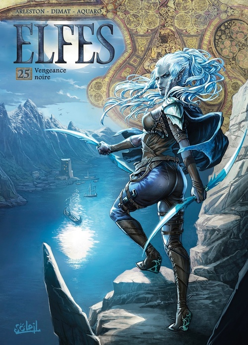 Couverture ebook de Elfes T25 - Vengeance noire, de Christophe Arleston