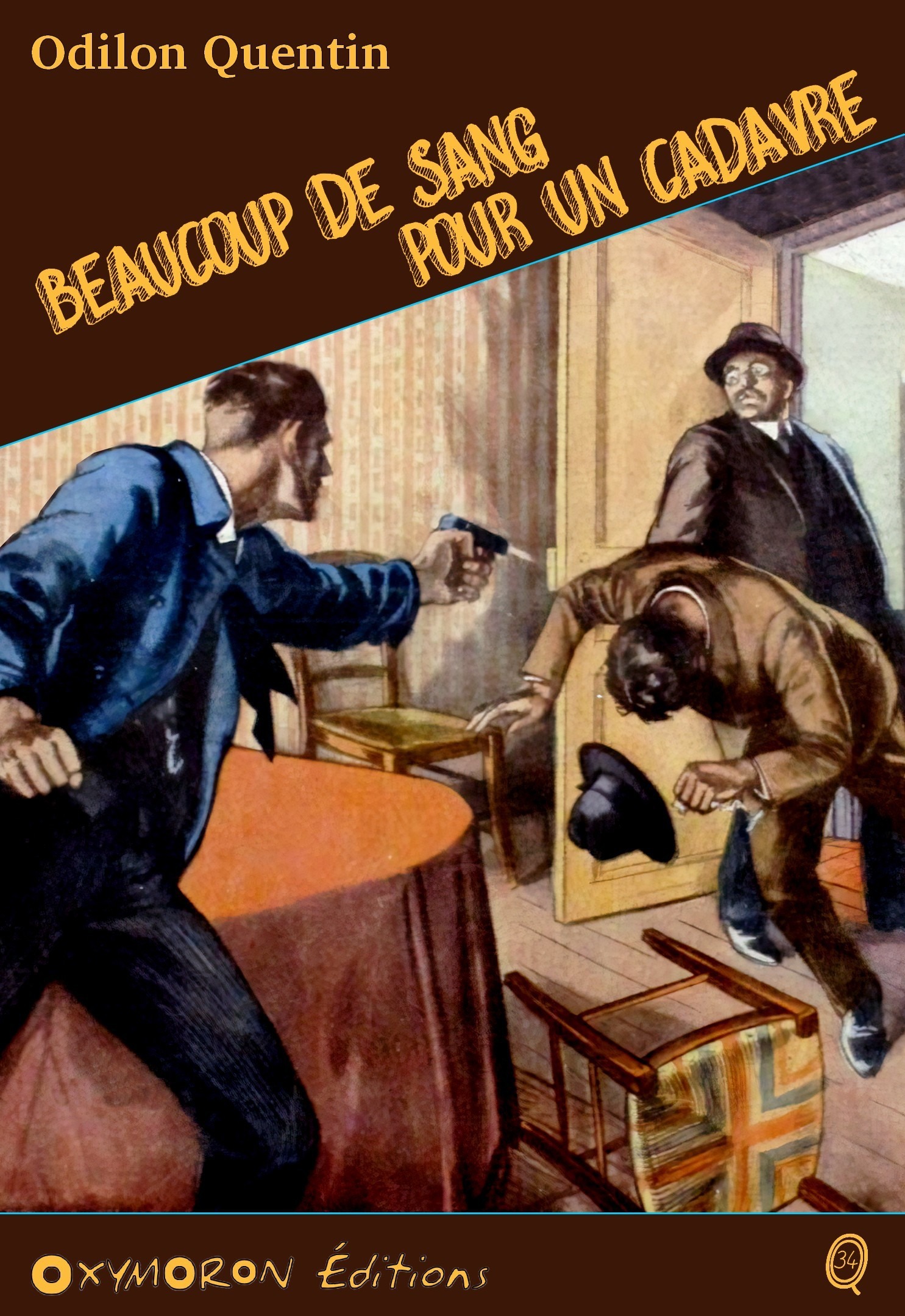 ebook cover of Beaucoup de sang pour un cadavre, by Charles Richebourg