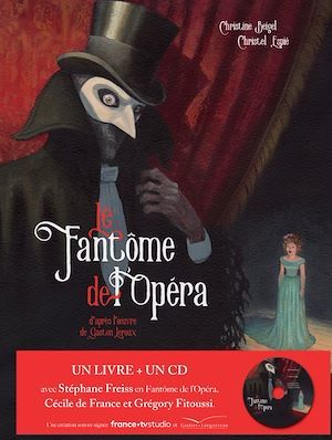Couverture ebook de Le fantôme de l'Opéra, de Christel Espié