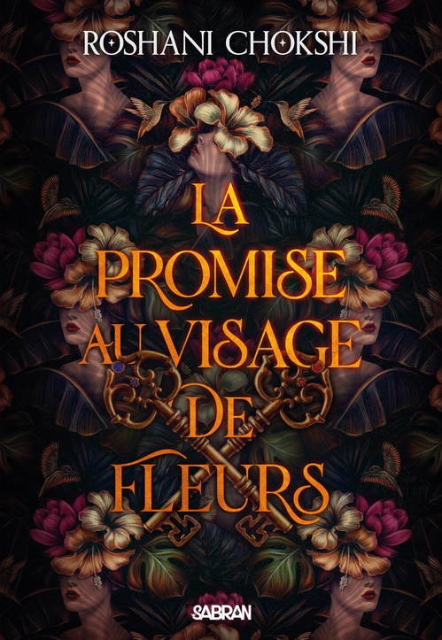 Couverture ebook de La Promise au visage de fleurs (e-book), de Roshani Chokshi