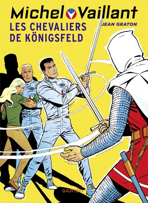 Couverture ebook de Michel Vaillant - Tome 12 - Les Chevaliers de Konigsfeld, de Jean Graton