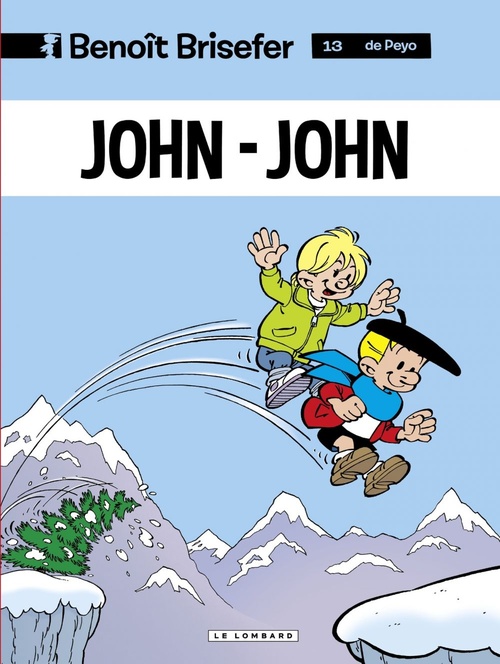 Couverture ebook de Benoît Brisefer (Lombard) - tome 13 - John-John, de Peyo