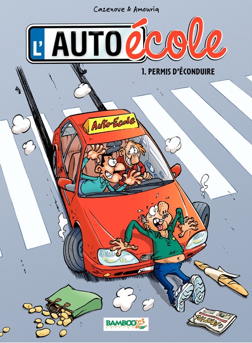 Couverture ebook de L'Auto-École - Tome 1, de Christophe Cazenove, André Amouriq
