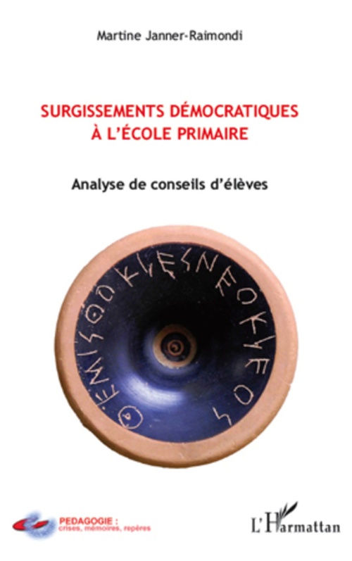 ebook cover of Surgissements démocratiques à l'école primaire, by Martine Janner-Raimondi