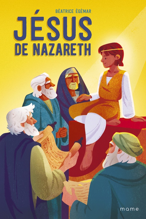 Couverture ebook de Jésus de Nazareth, de Béatrice Egémar