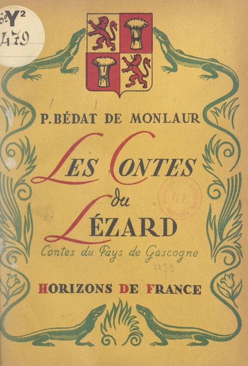 Couverture ebook de Les contes du lézard, de Pierre Bedat De Monlaur