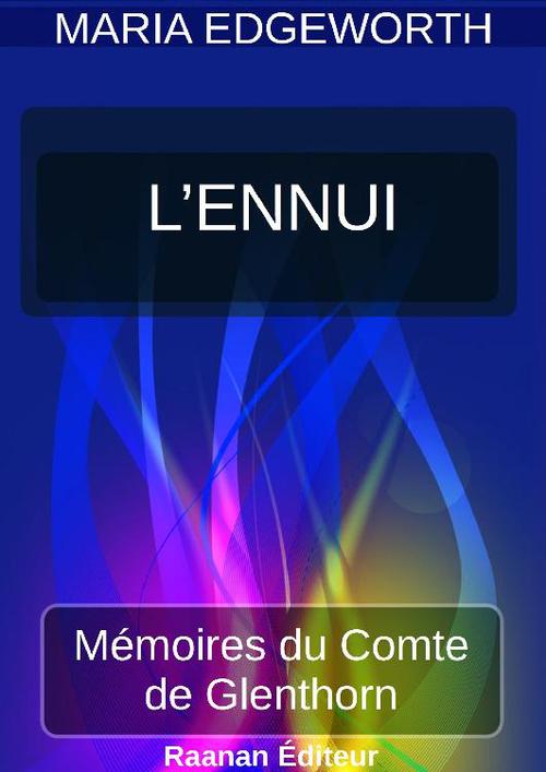ebook cover of L´Ennui, by Maria Edgeworth