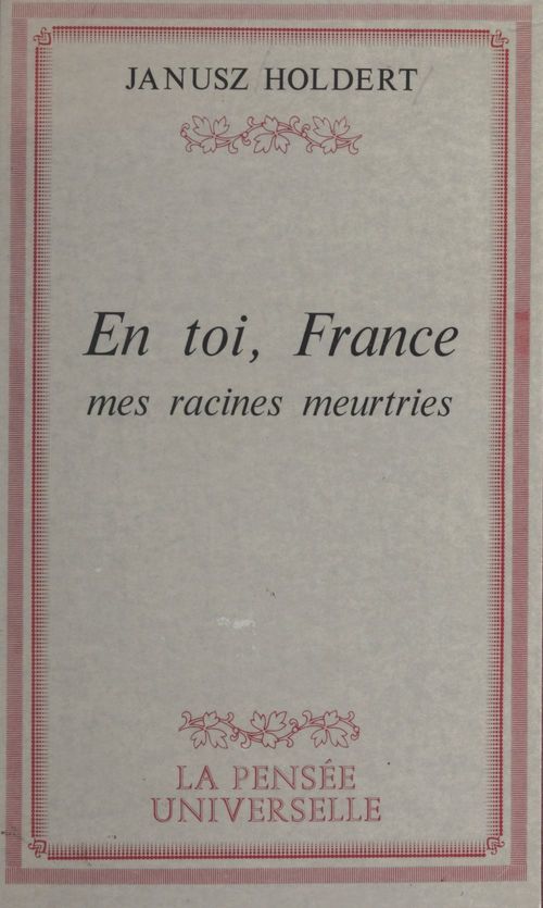 ebook cover of En toi, France, by Janusz Holdert