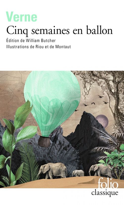 Couverture ebook de Cinq semaines en ballon, de Jules Verne