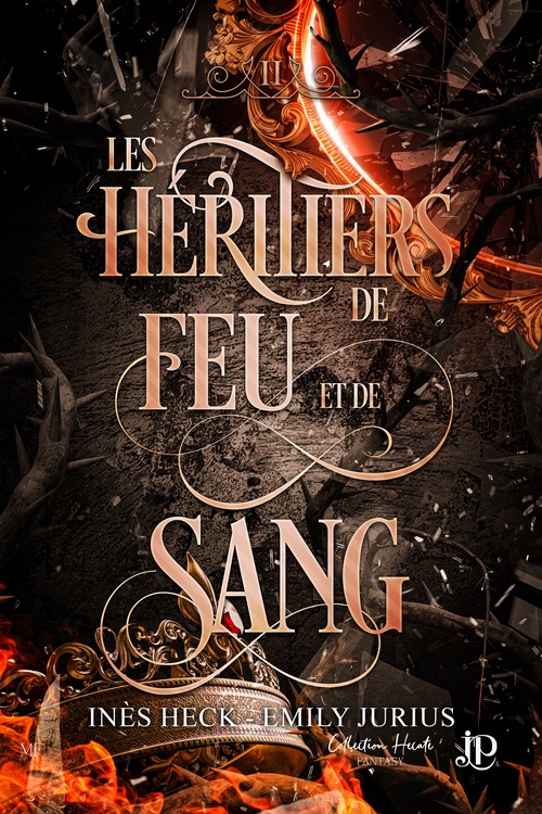 ebook cover of Les Héritiers de Feu et de Sang, by Emily Jurius, Ines Heck
