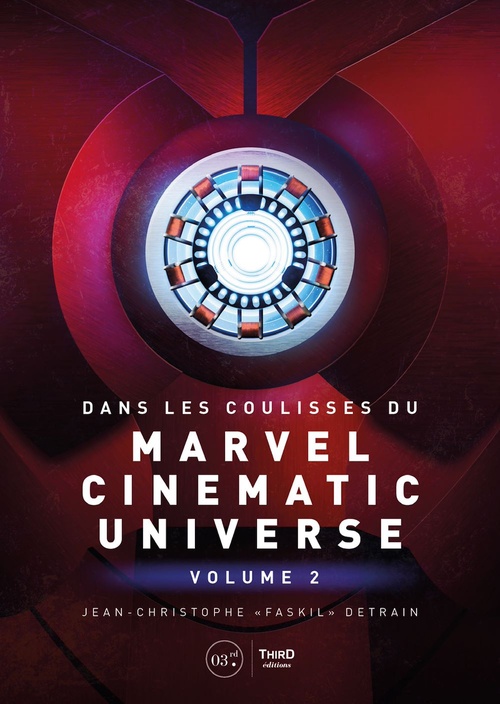 Couverture ebook de Dans les coulisses du Marvel Cinematic Universe, de Jean-christophe Detrain
