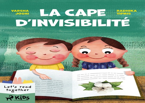 ebook cover of La Cape d'invisibilité, by Radhika Tipnis, Varsha Joshi