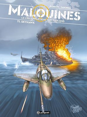 Couverture ebook de Malouines, le ciel appartient aux faucons 1, de Walther Taborda