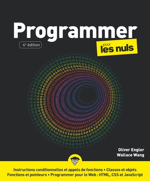 ebook cover of Programmer Pour les Nuls 4e, by Olivier Engler, Wallace Wang