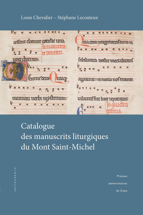 ebook cover of Catalogue des manuscrits liturgiques du Mont Saint-Michel, by Louis Chevalier, Stéphane Lecouteux