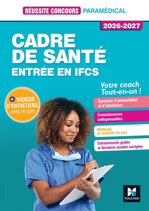 ebook cover of Réussite Concours - Cadre de santé - Entrée en IFCS - Préparation complète 2026-2027, by Sylvie Pierre