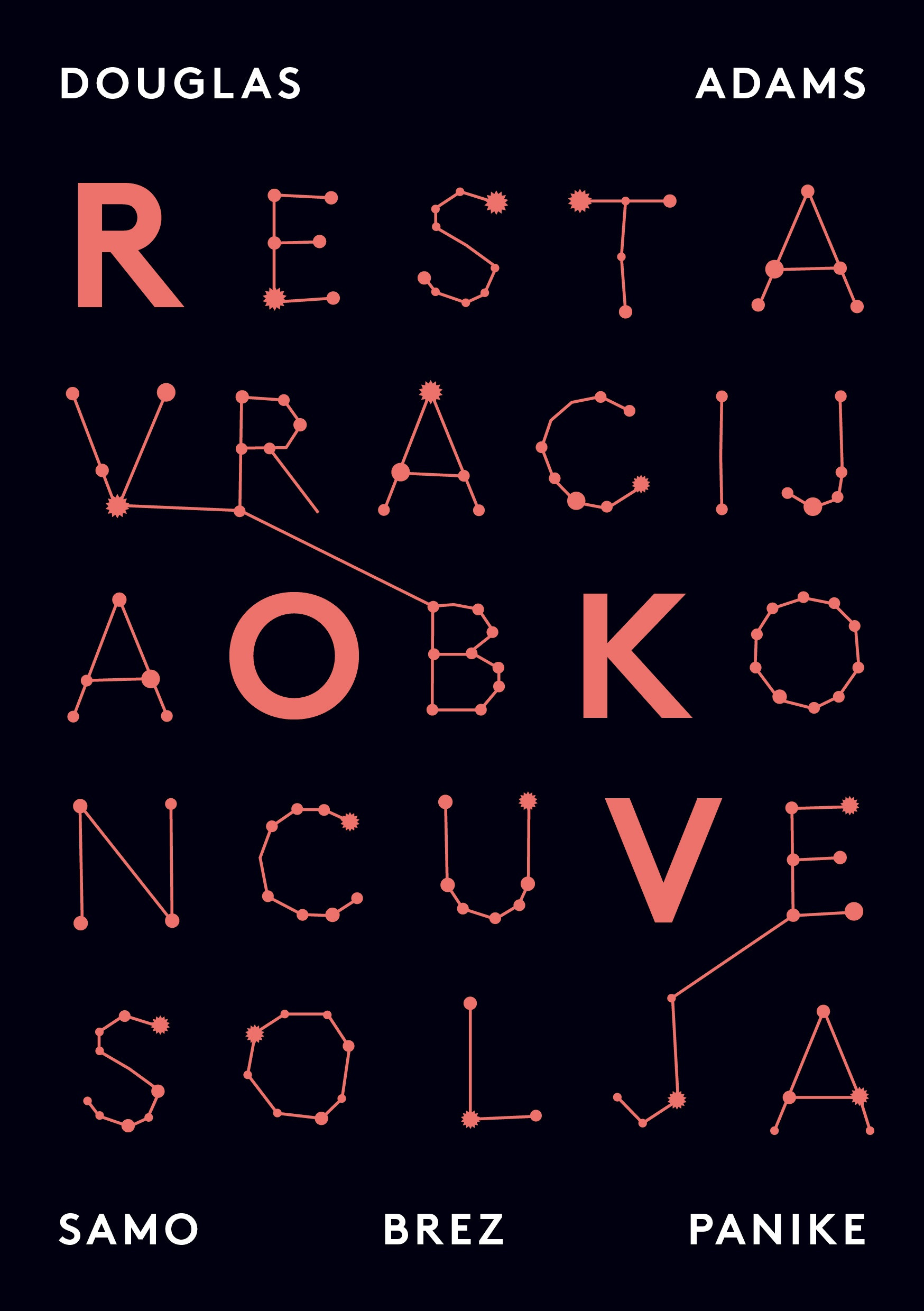 ebook cover of Restavracija ob koncu Vesolja, by Douglas Adams