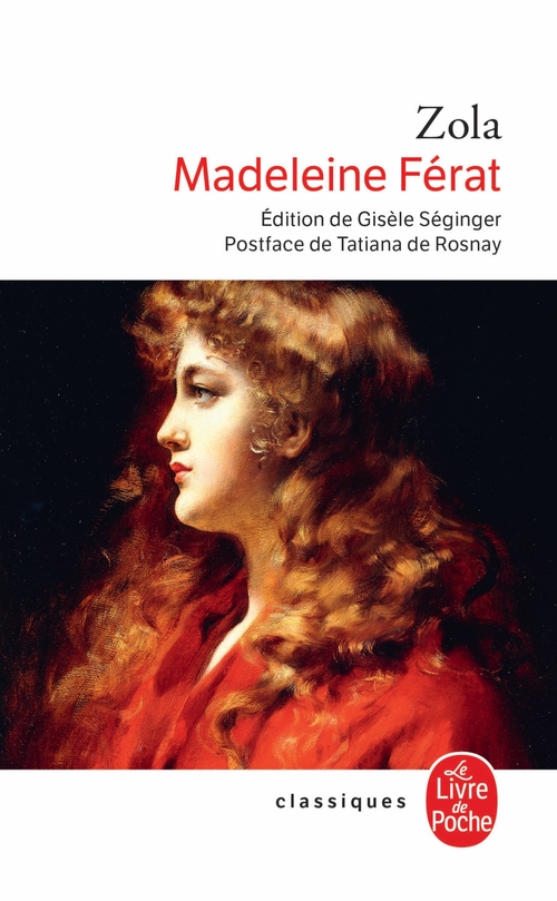 Couverture ebook de Madeleine Férat, de Emile Zola